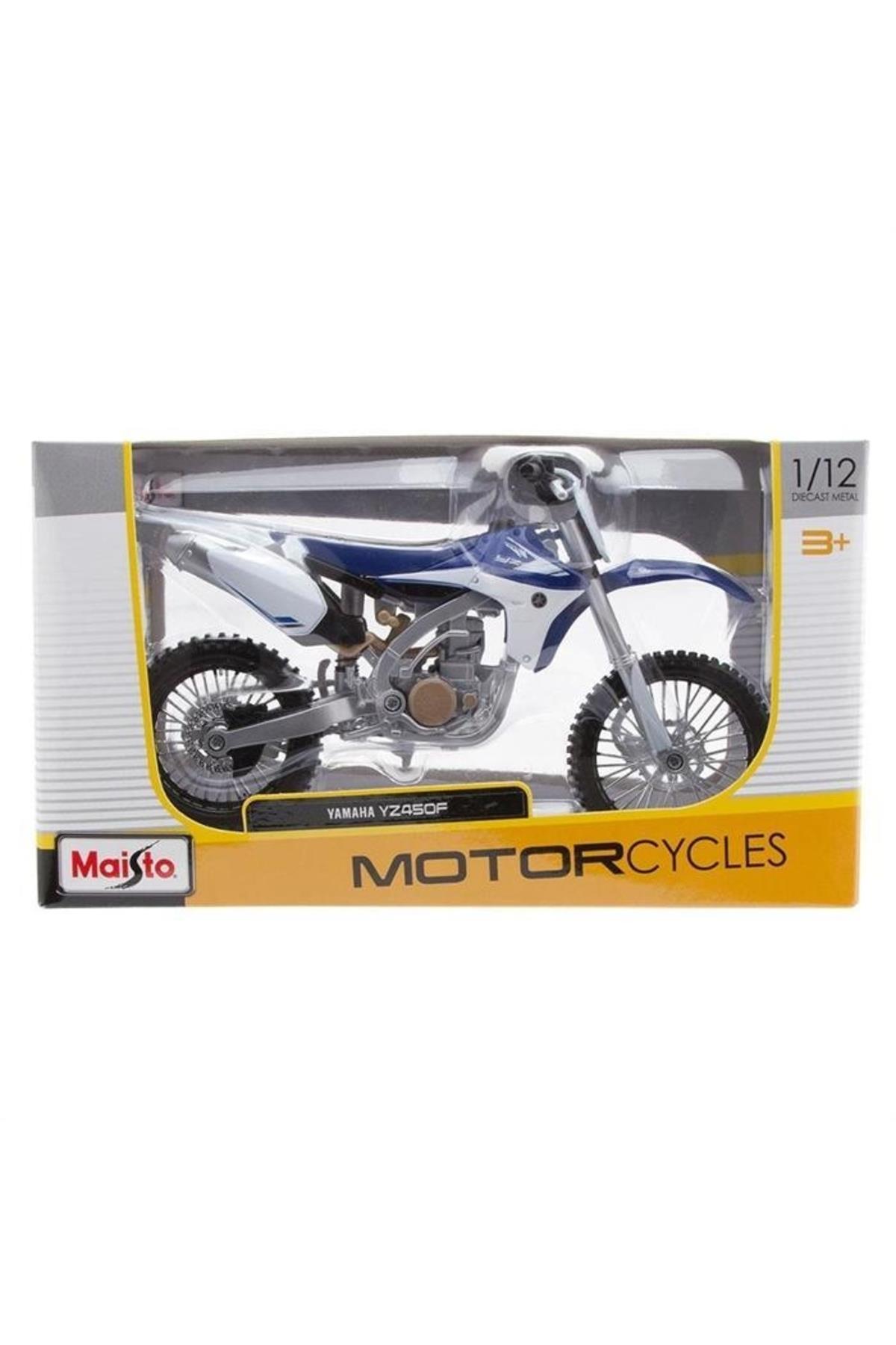 1:12 Yamaha YZ450F Model Motorsiklet-Maket Araçlar