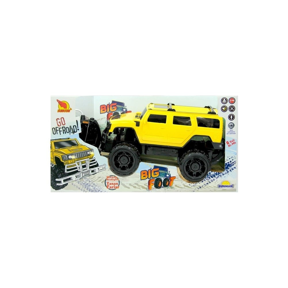 1:14 Kumandalı Büyük Tekerli Jeep Seri 2-Oyuncak Arabalar ve Kamyonlar