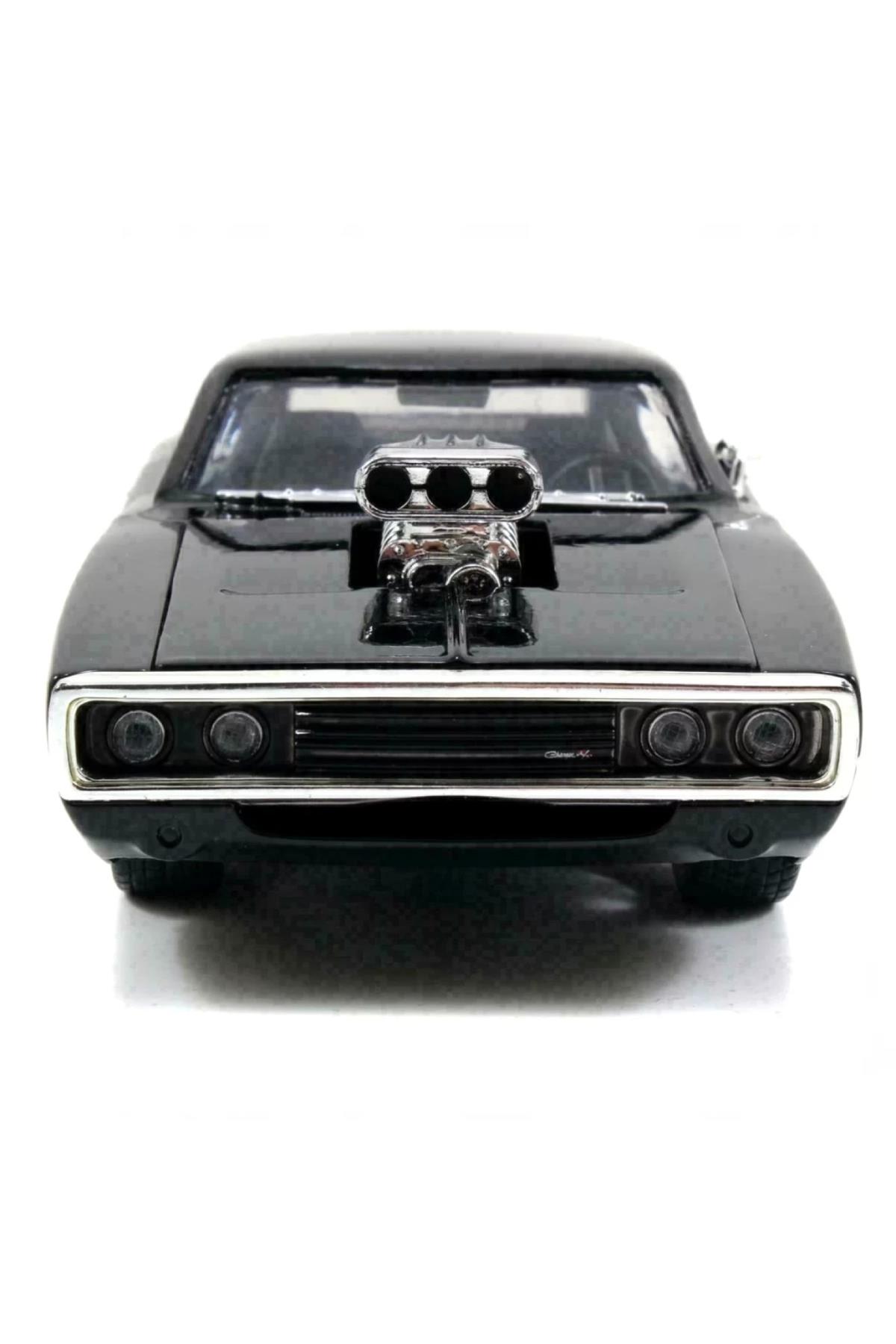 1:16 Fast & Furious 1970 Kumandalı Dom's Dodge Charger R/t Turbo Araba-Uzaktan Kumandalı Araçlar