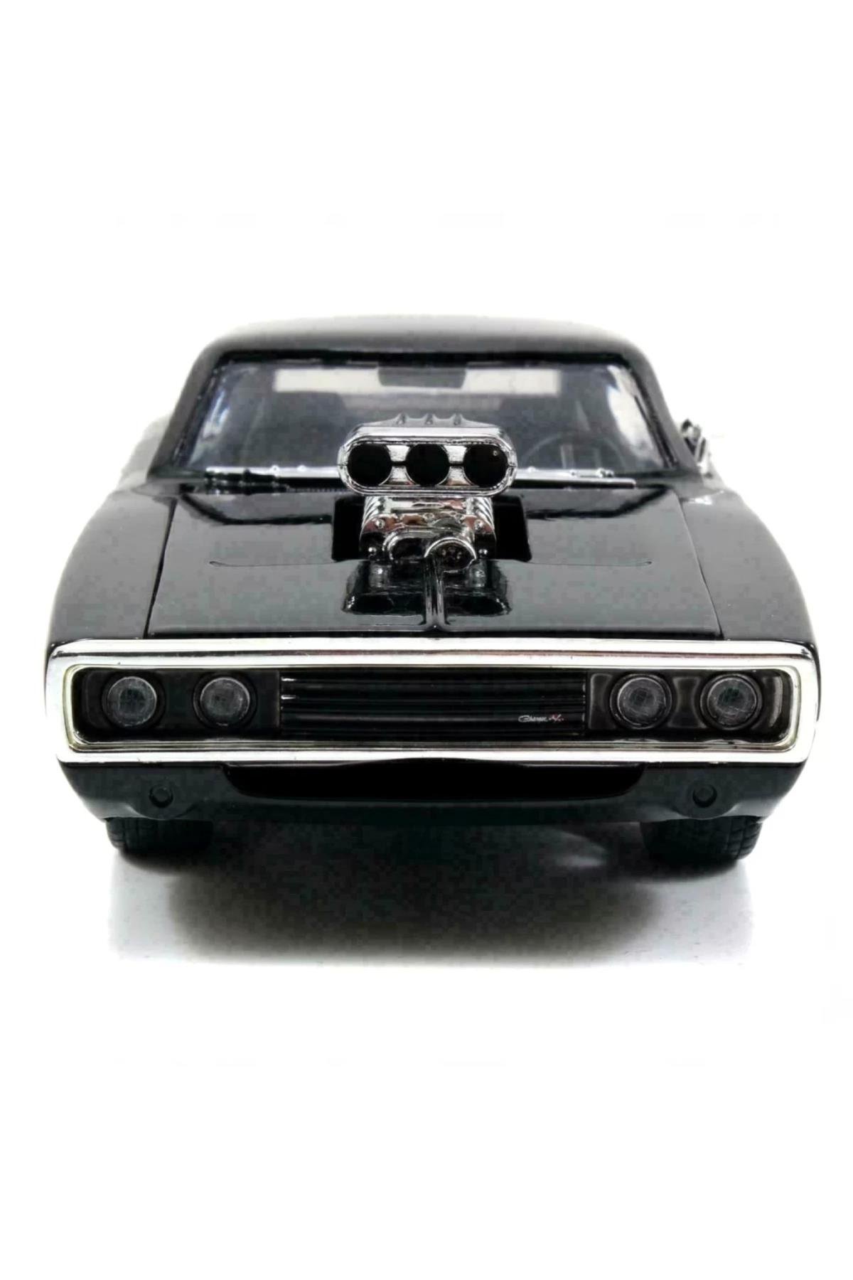 1:16 Fast & Furious 1970 Kumandalı Dom's Dodge Charger R/t Turbo Araba-Uzaktan Kumandalı Araçlar