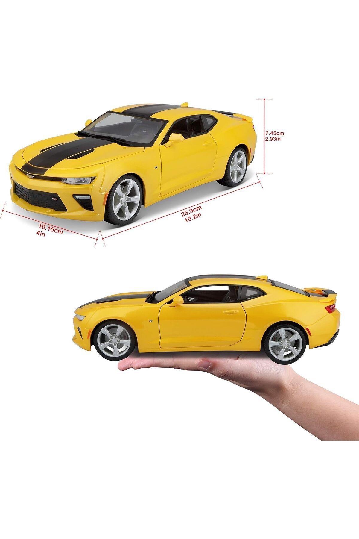 1:18 2016 CHEVROLET CAMARO SS SARI-Maket Araçlar