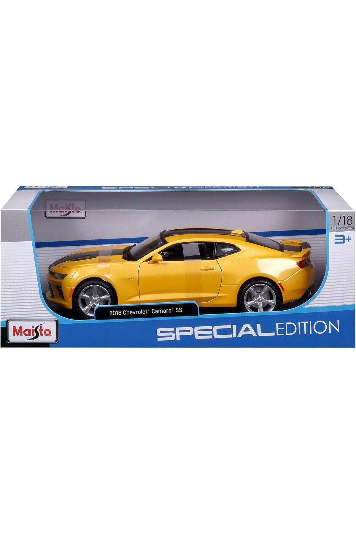 1:18 2016 CHEVROLET CAMARO SS SARI-Maket Araçlar