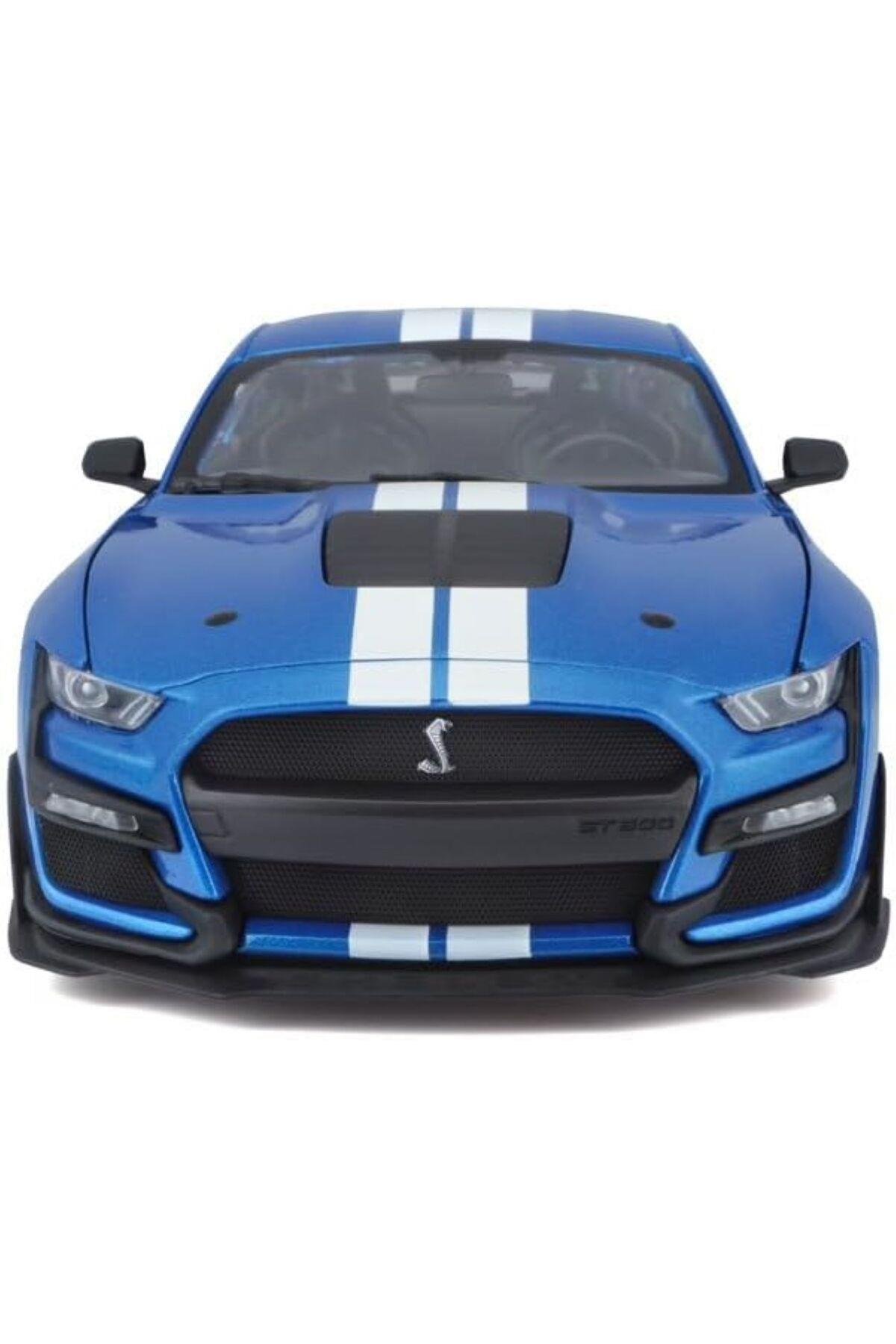 1/18 2020 FORD  SHELBY GT500 MAVİ-Maket Araçlar