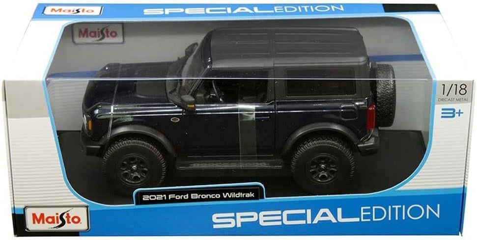 1/18 2021 Model Ford Bronco Wildtrak - Siyah-Maket Araçlar