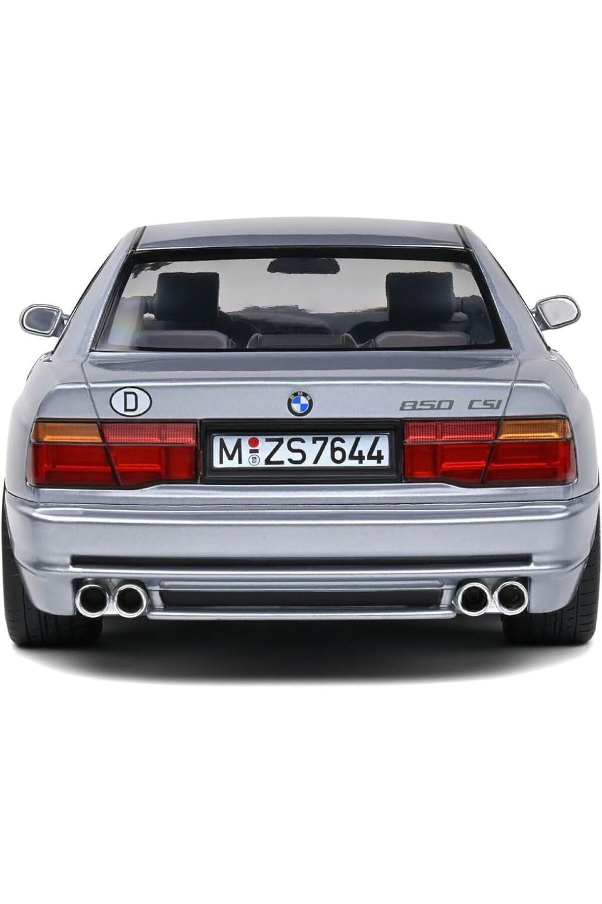 1:18 BMW 850 (E31) CSI Silver 1992-Maket Araçlar