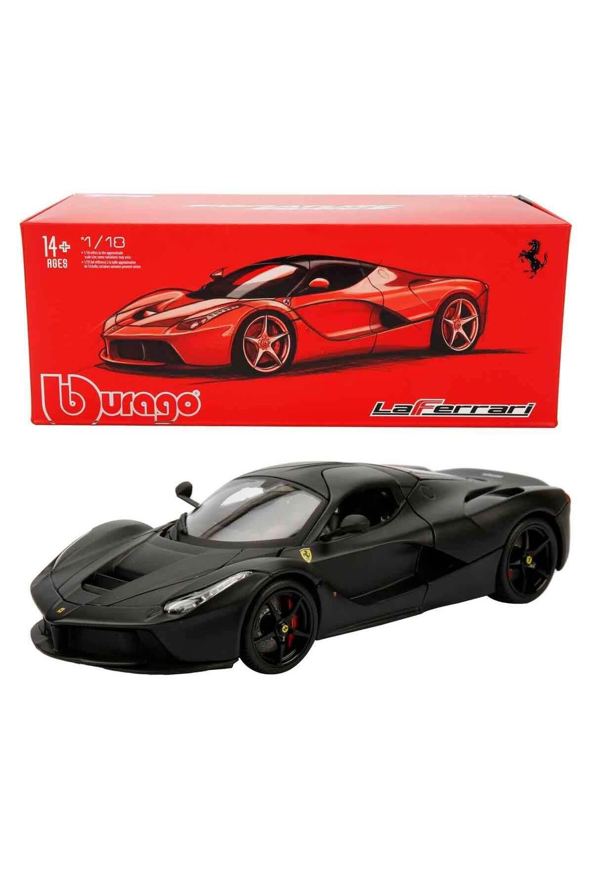 1:18 Ferrari Signature Series LaFerrari Model Araba - Siyah-Maket Araçlar