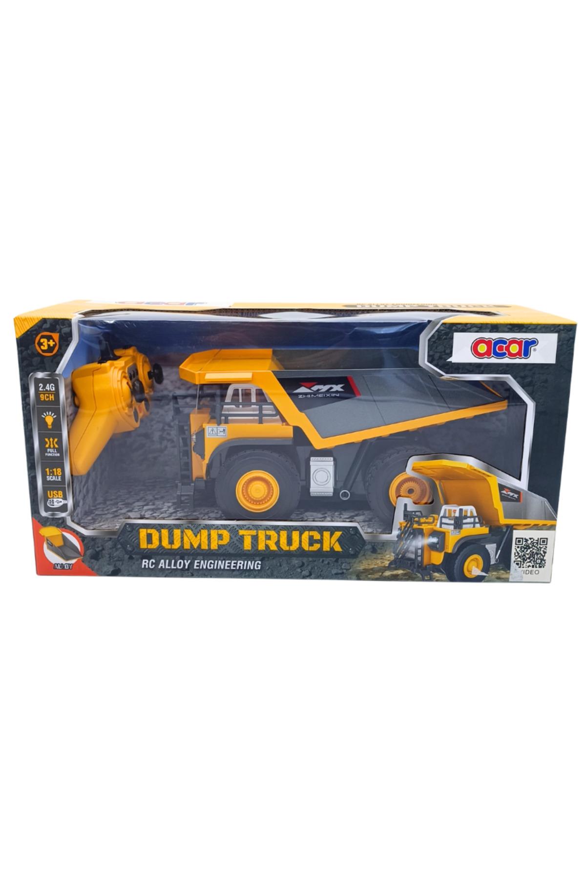 1:18 Ölçek 9 Kanallı Uzaktan Kumandalı Damperli Kamyon-Uzaktan Kumandalı Araçlar