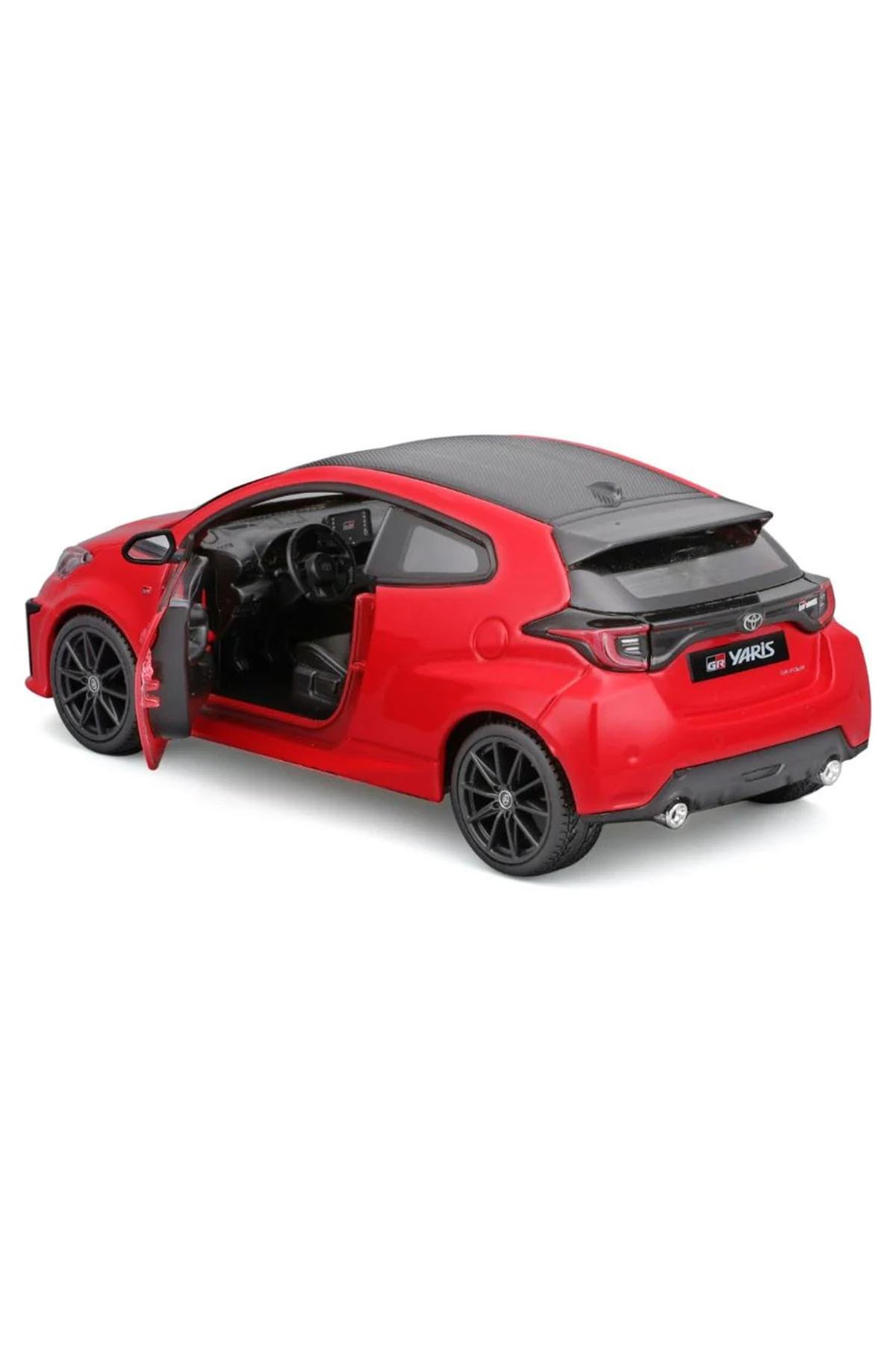 1:24 2021 Toyota gr Yaris Model Araba 32909 - Kırmızı-Maket Araçlar