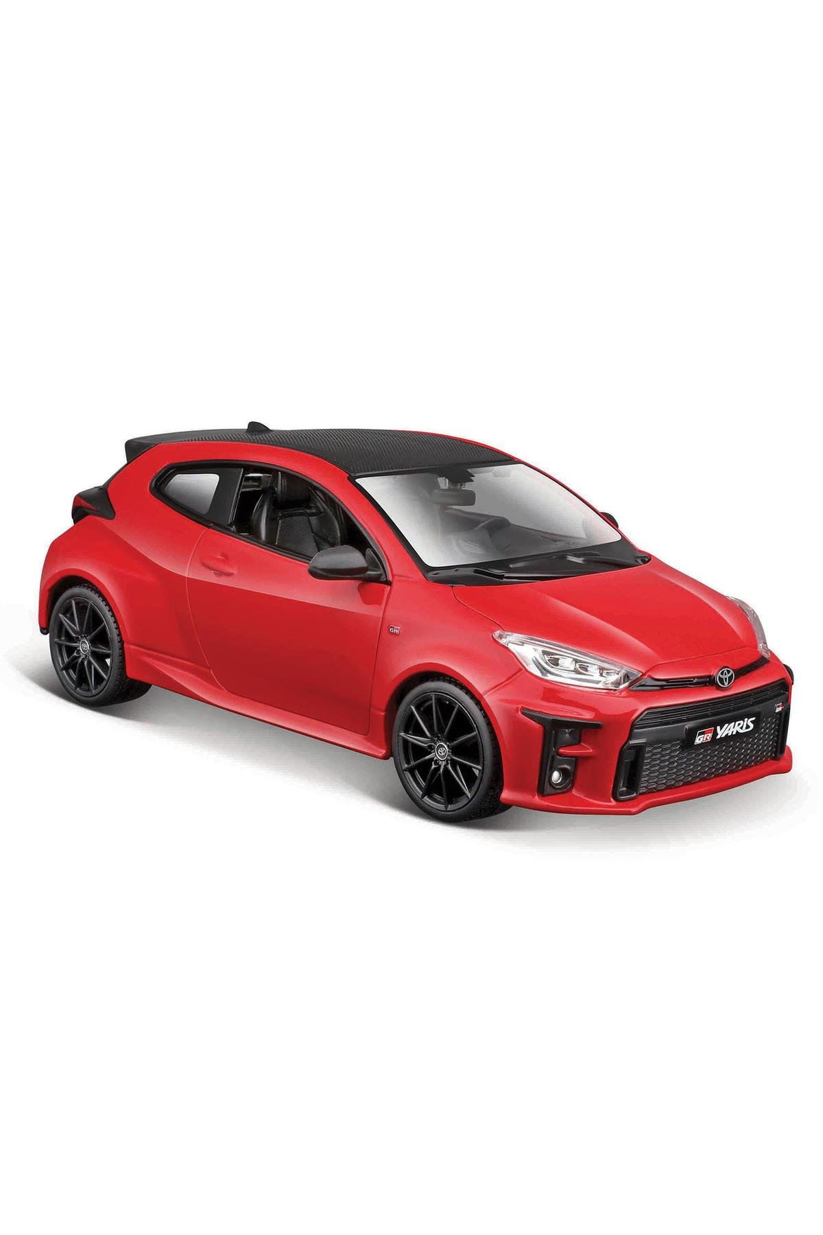 1:24 2021 Toyota gr Yaris Model Araba 32909 - Kırmızı-Maket Araçlar