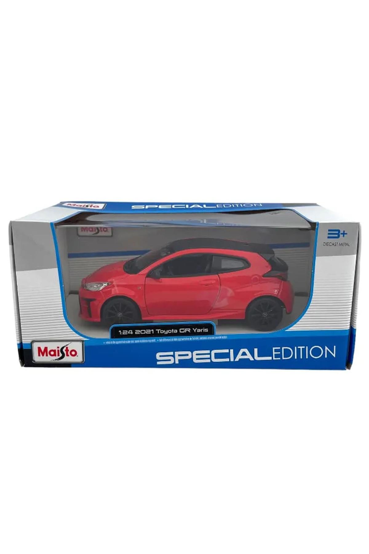 1:24 2021 Toyota gr Yaris Model Araba 32909 - Kırmızı-Maket Araçlar