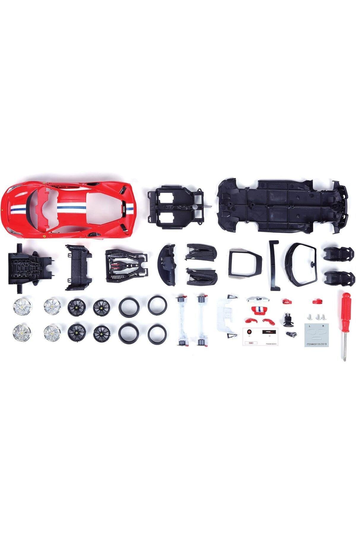 1:24 Assembly Line Ferrari 488 Pista - Red-Maket Araçlar