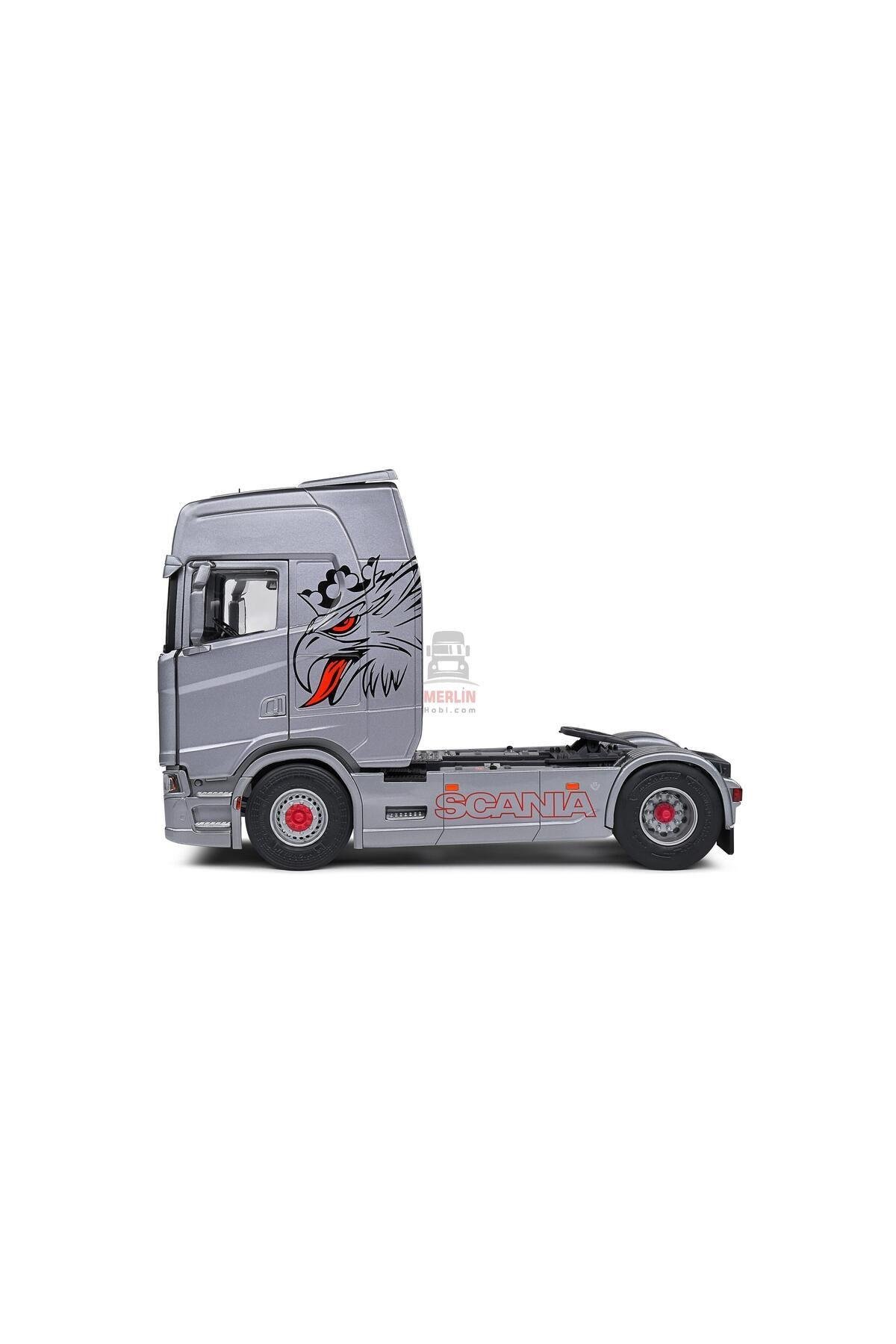 1/24 Scania 580S HighLine – Custom silver – 2024 Tır Çekici-Oyuncak Arabalar ve Kamyonlar