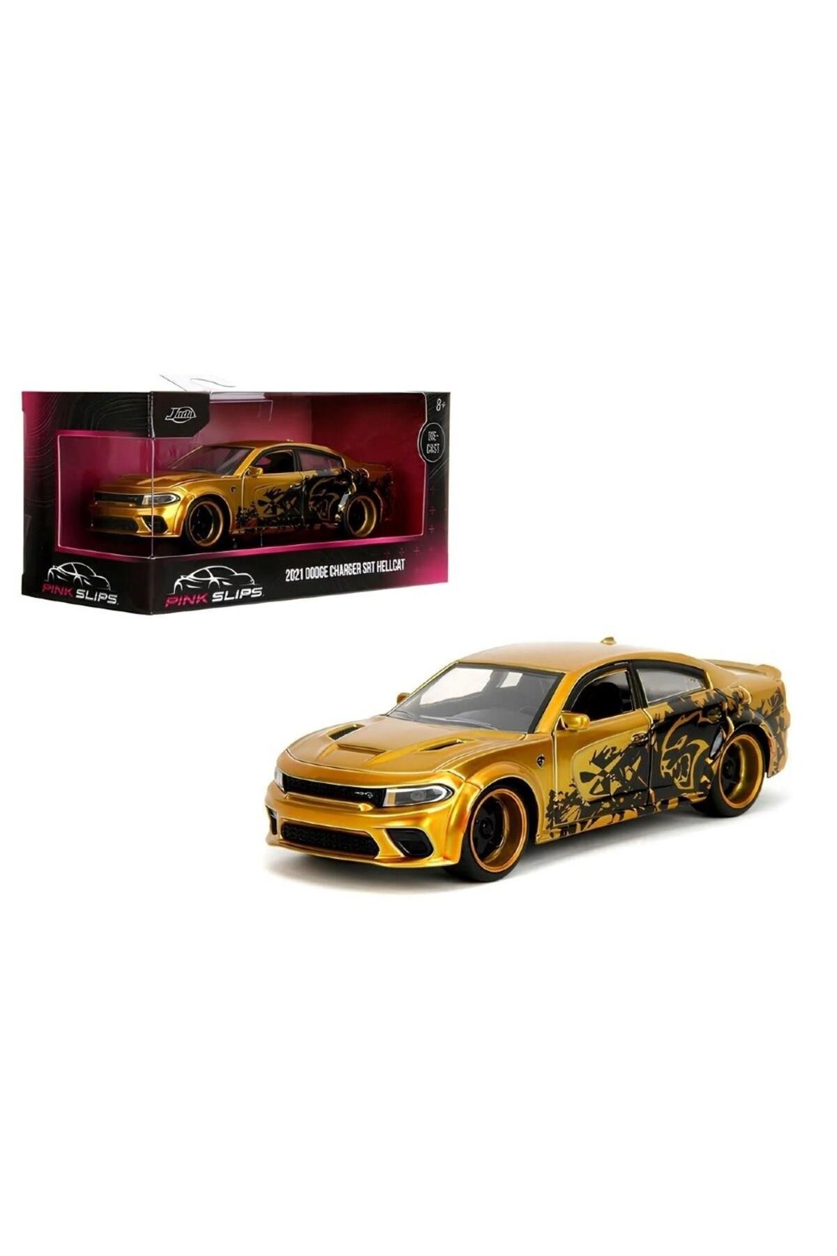1:32 Pink Slips 2021 Dodge Charger SRT Hellcat-Maket Araçlar