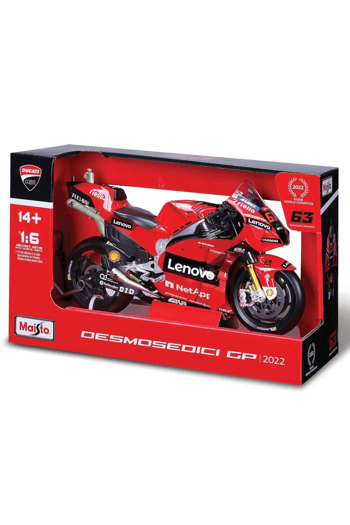 1:6 Ducati Desmosedici Gp 2022 Motosiklet 32229-Maket Araçlar