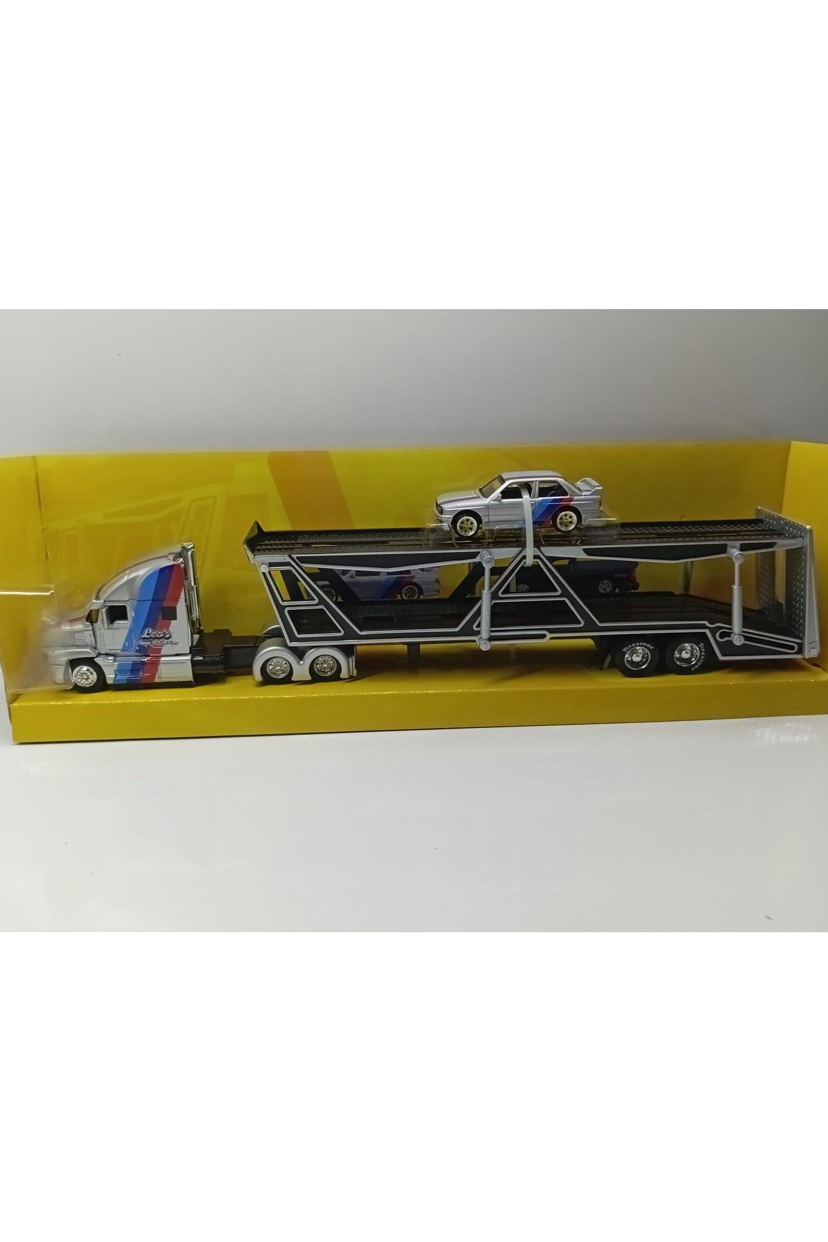 1:64 Ölçek Mack Anthem/1988 Bmw M3 Serisi Taşıyıcı Tır-Maket Araçlar