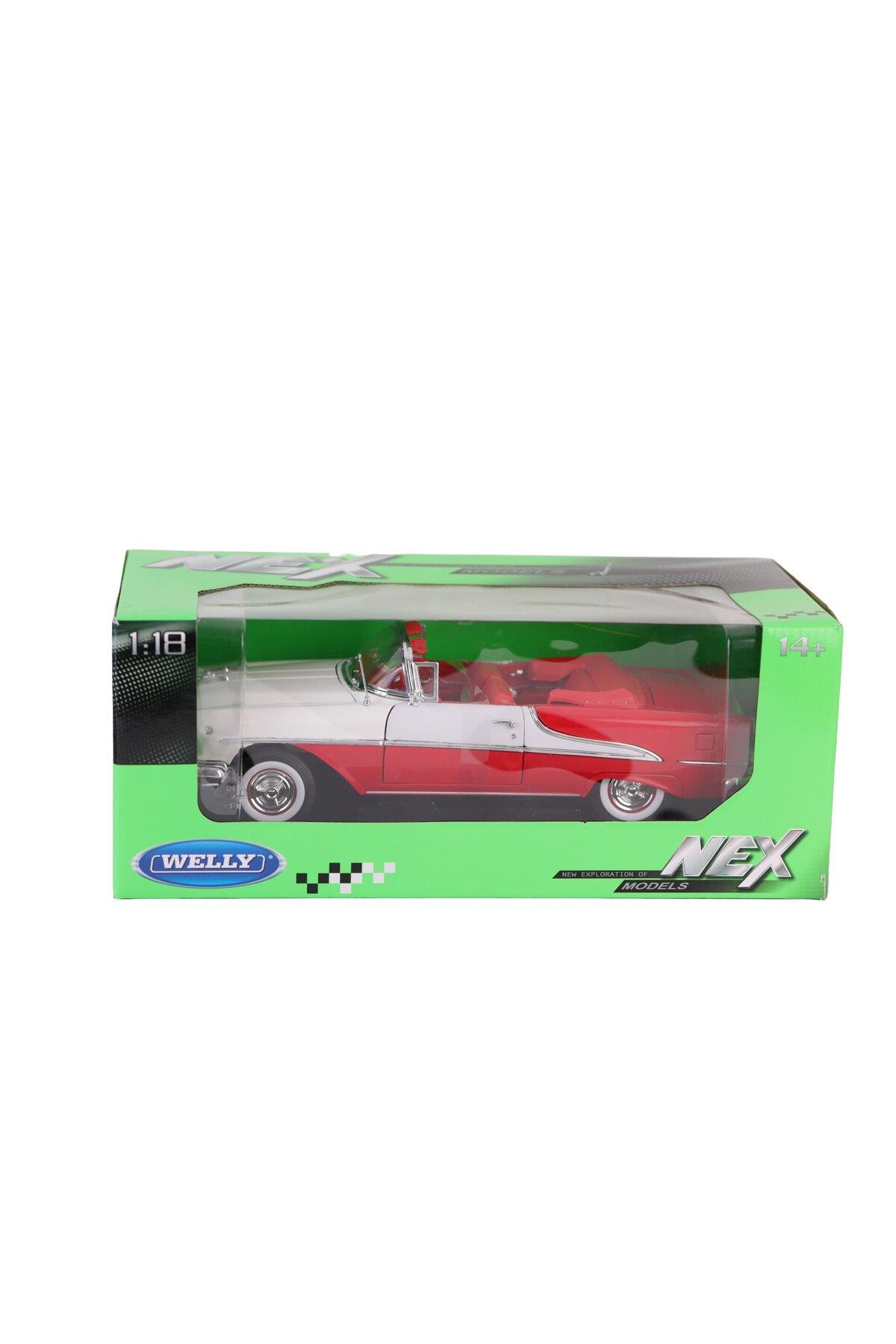 19869C WELLY 1 18 1955 OLDSMOBİLE SUPER 88-Maket Araçlar