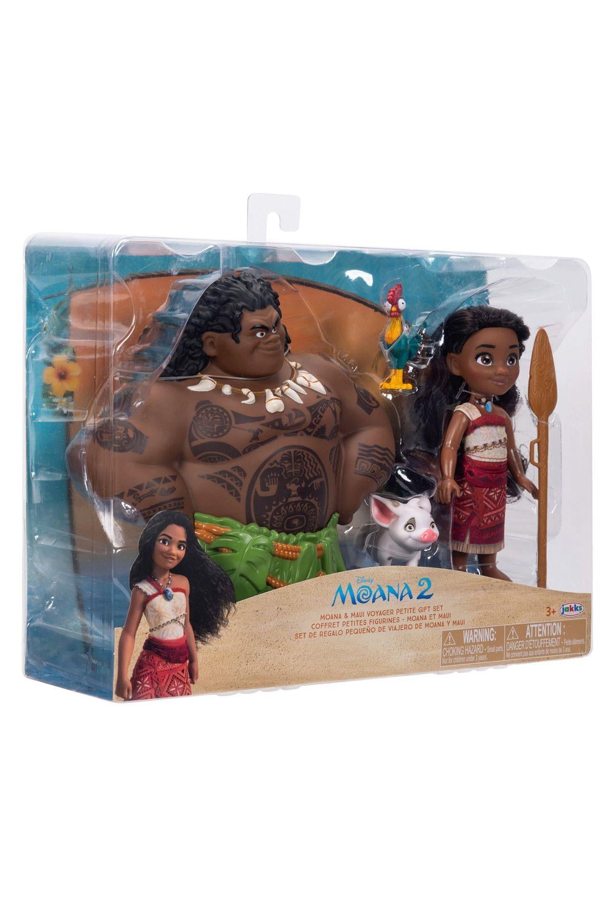 2 Moana Ve Maui Oyun Seti 15 Cm 237556-Oyuncak Bebekler