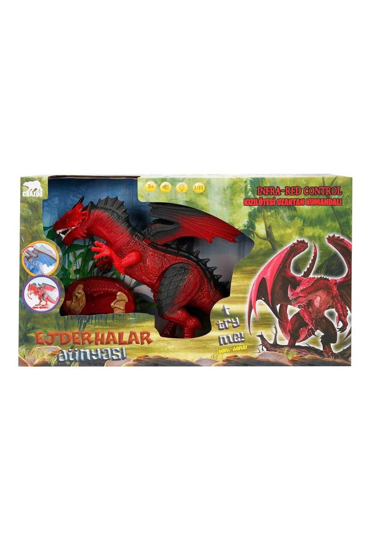 36139 Uzaktan Kumandalı Sesli Ve Işıklı Dragon-Hayvan Figürleri