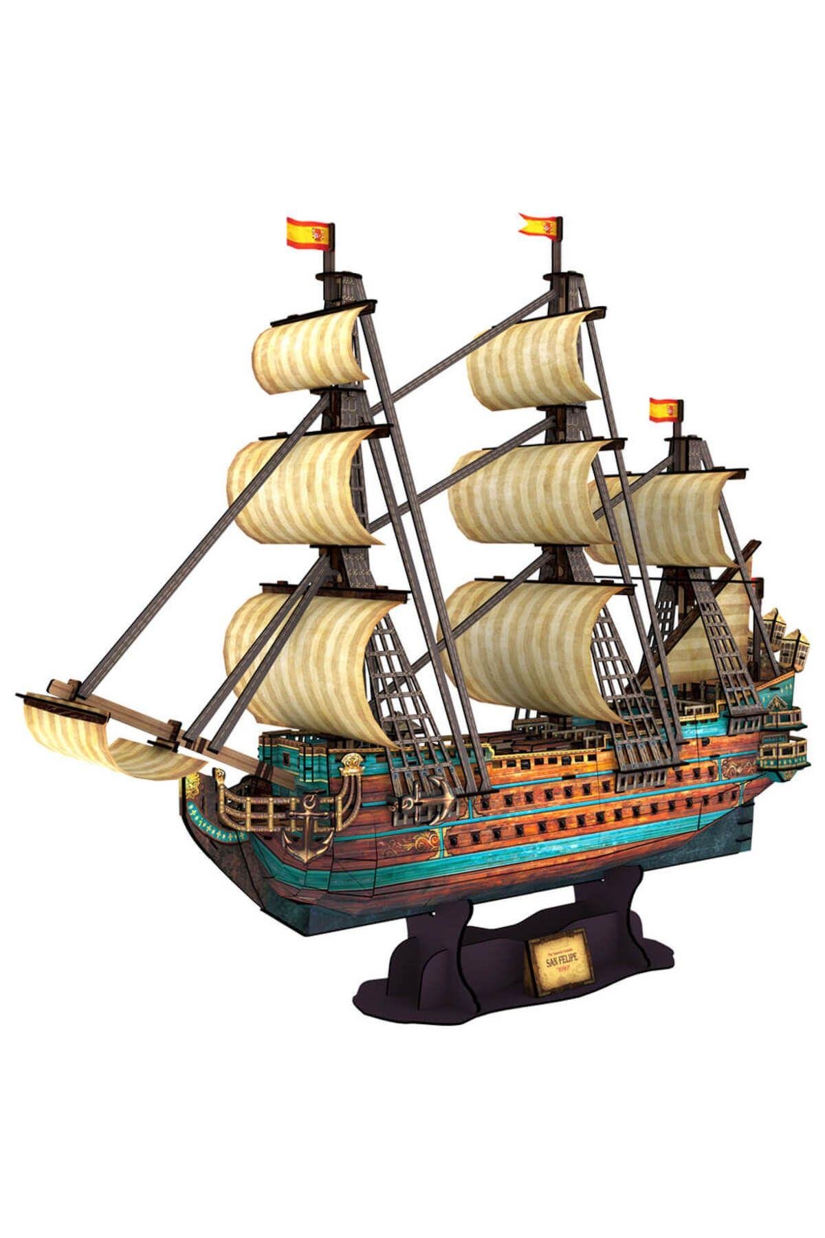 3d 248 Parça Puzzle San Felipe Gemisi-Maket Araçlar