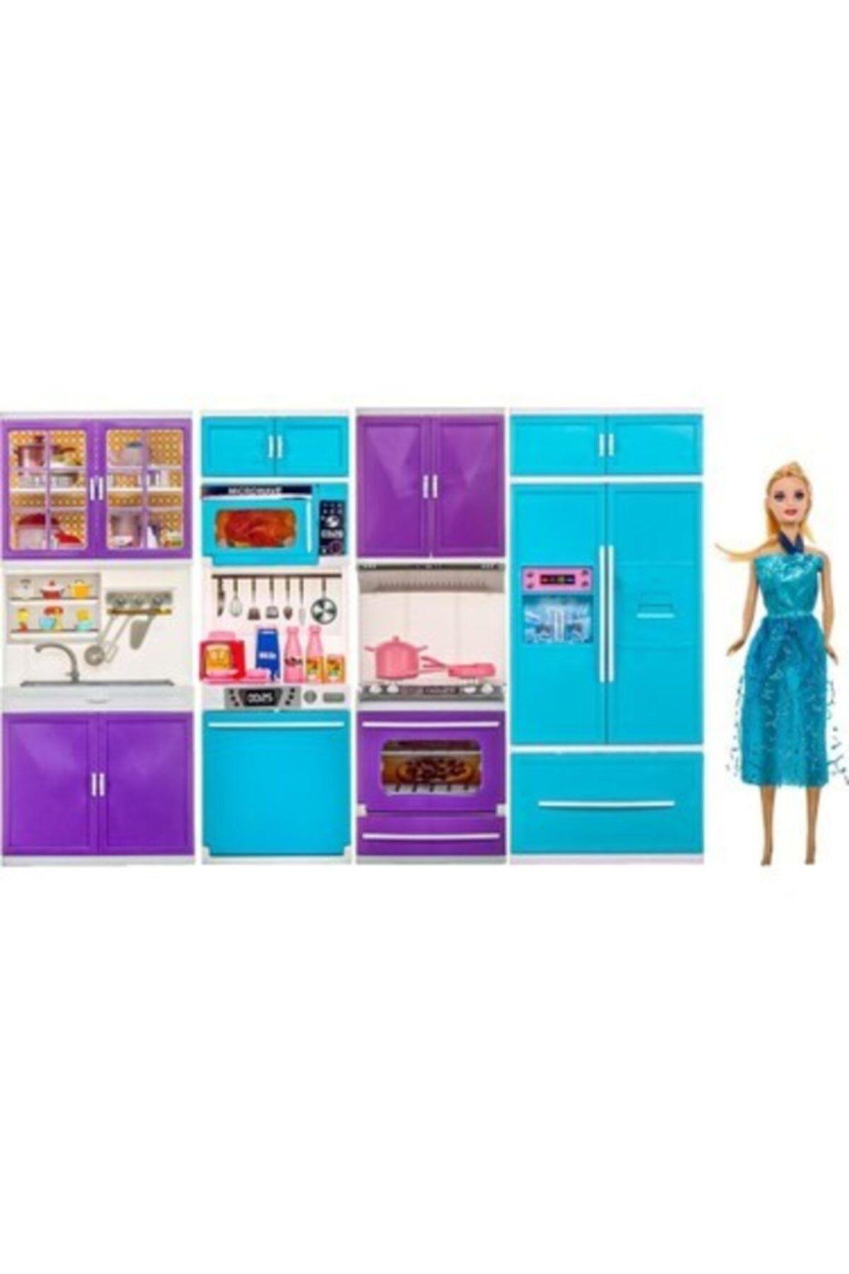 4 Lü Dolap Bebekli Karlar Ülkesi 02339-Kız Rol Oyuncakları