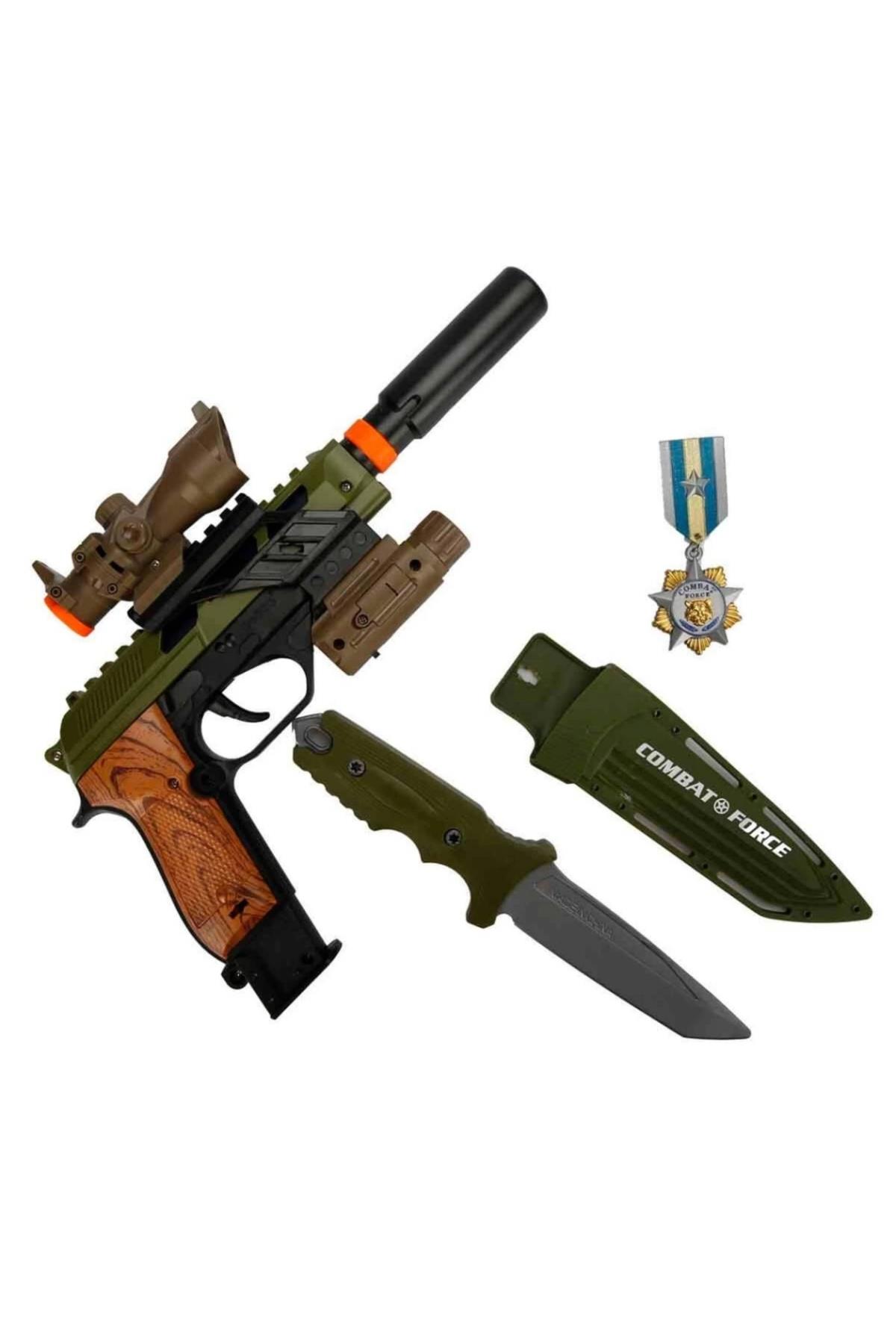 4308 Sesli ve Işıklı Silah Seti -Sunman-Oyuncak Silahlar