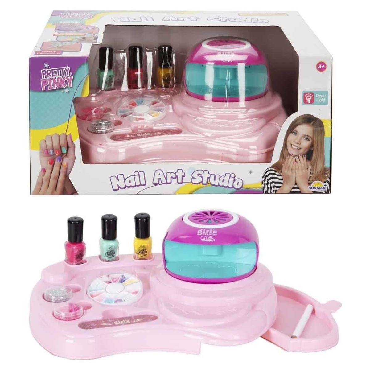 4789 Sun-Işıklı Tırnak Tasarım Stüdyosu-Kız Rol Oyuncakları