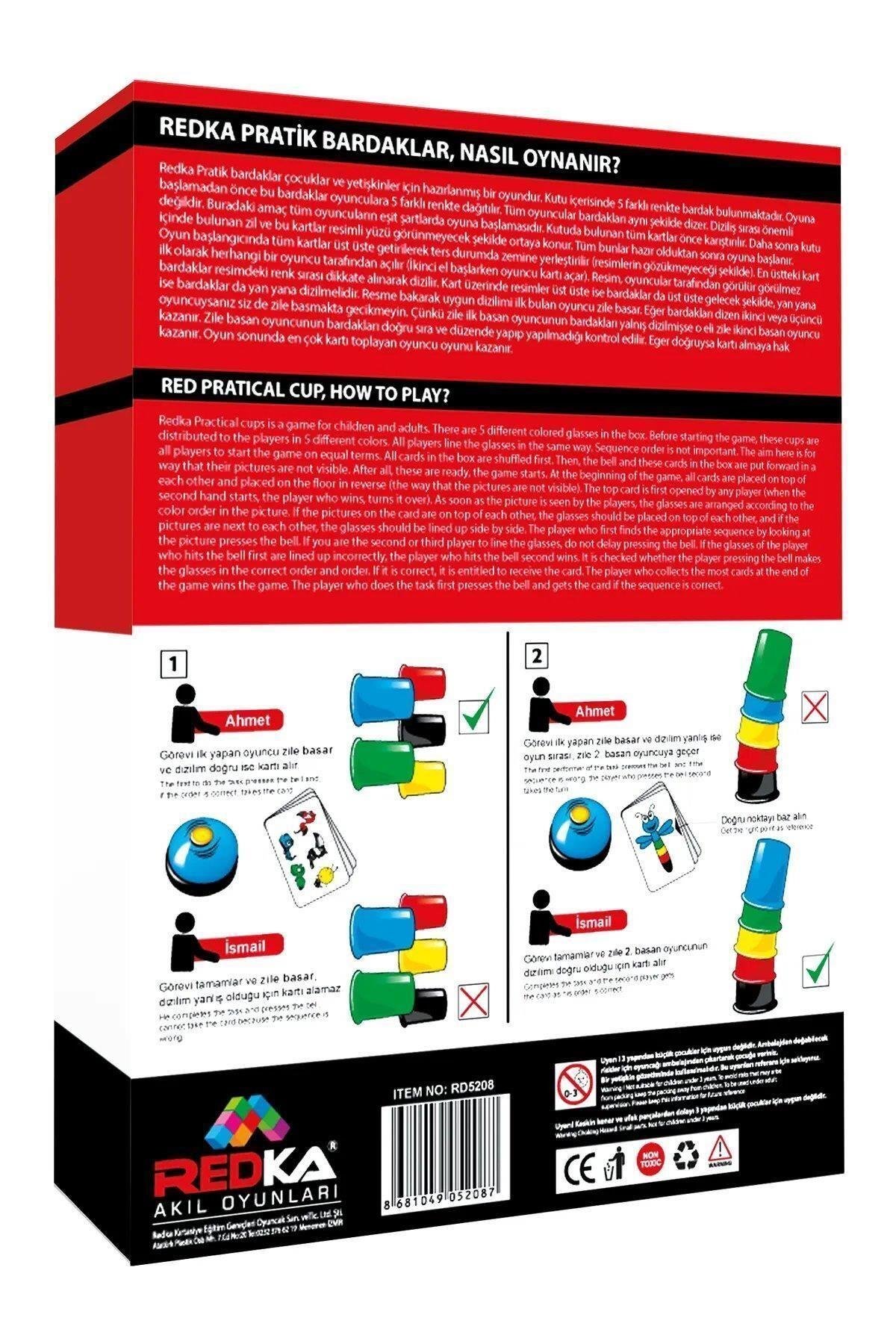 5208 Pratik Bardaklar-Eğitici Oyuncak