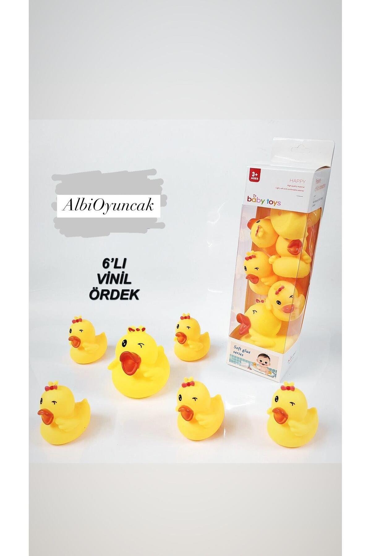 6 LI VİNİL ÖRDEK SOFT-Hayvan Figürleri