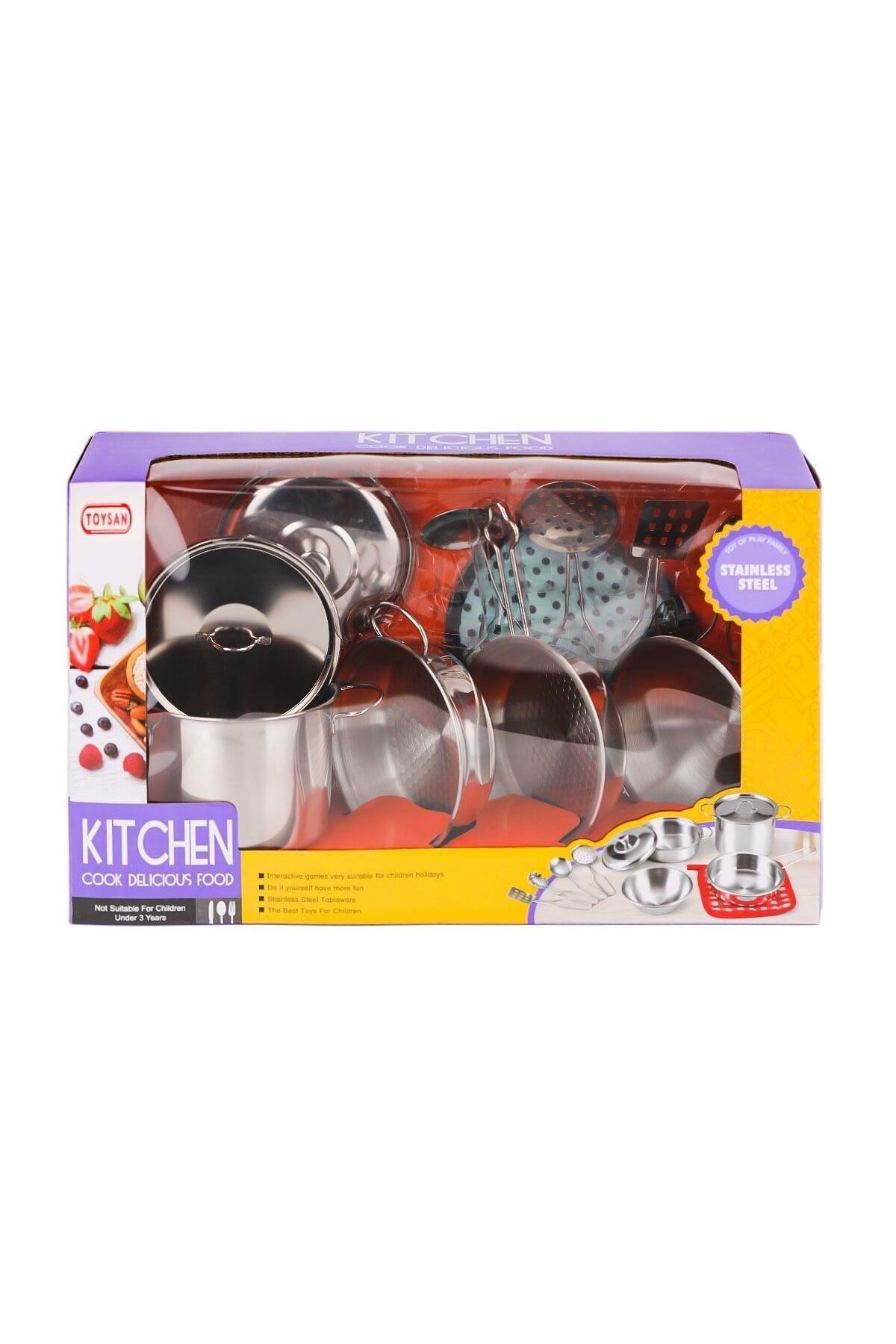 666-B8 Metal Çay Seti -Toysan Oyuncak-Kız Rol Oyuncakları