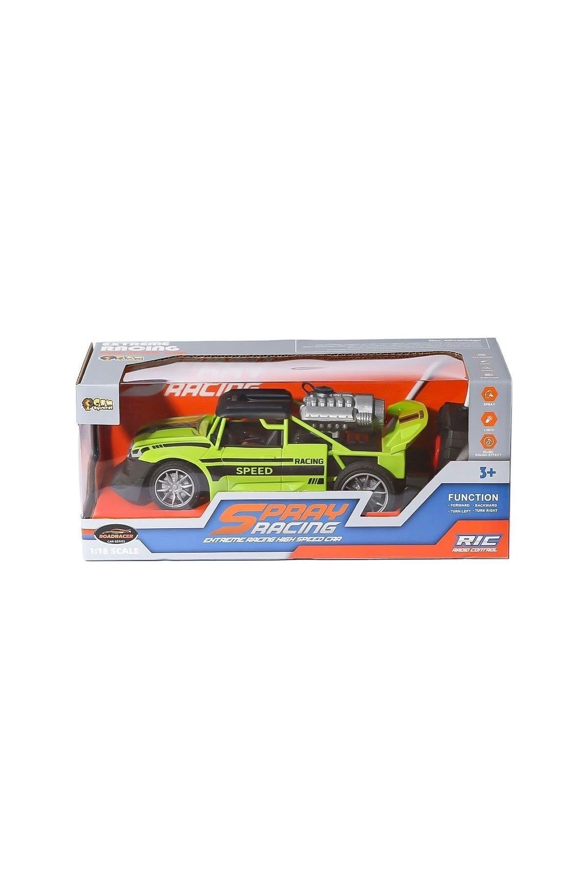888-P1-P2 Kumandalı Duman Çıkartan Yarış Arabası 1:18 -Can-Uzaktan Kumandalı Araçlar