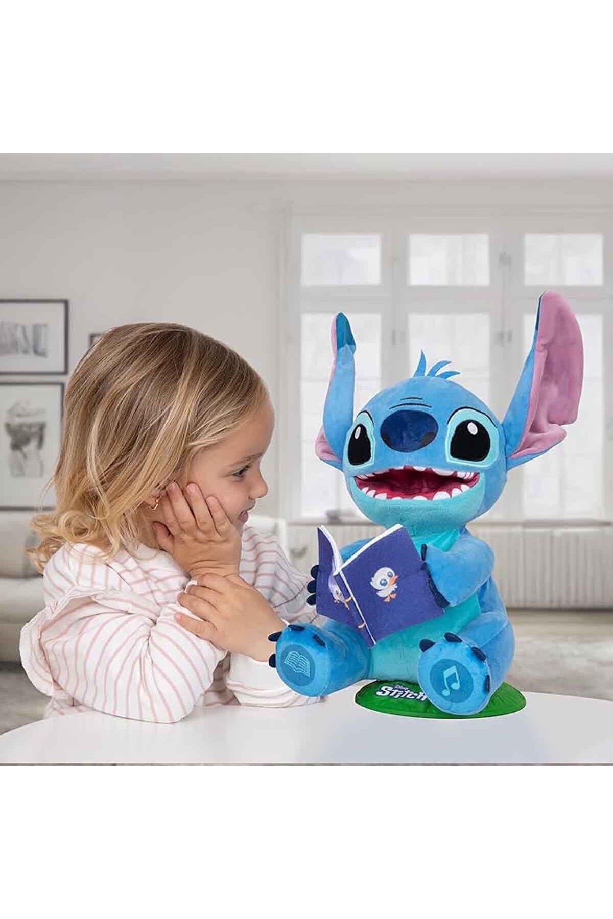 92792 SUN-IMC-PELUŞ STITCH STORYTELLER FONK SESLİ IŞIKLI STCH-Eğitici Oyuncak