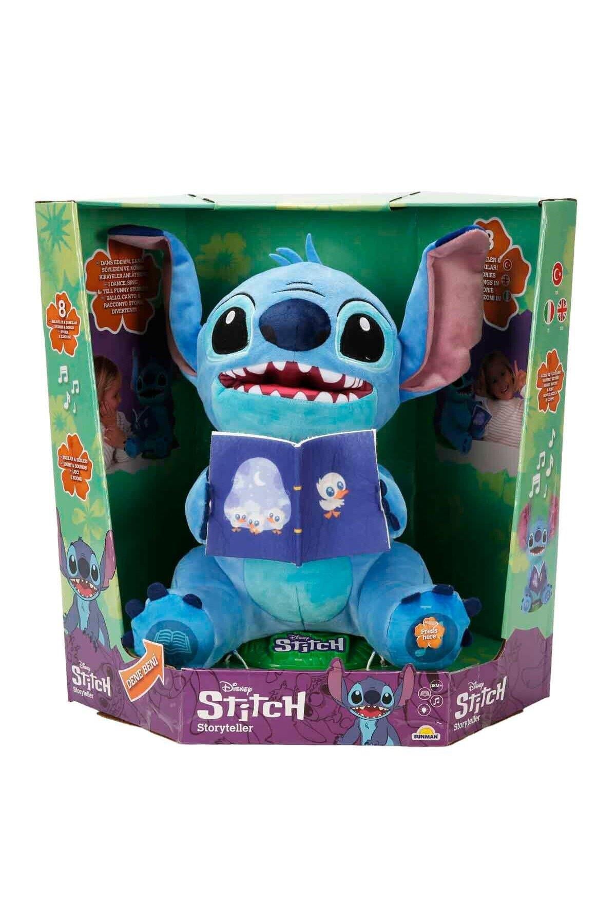 92792 SUN-IMC-PELUŞ STITCH STORYTELLER FONK SESLİ IŞIKLI STCH-Eğitici Oyuncak
