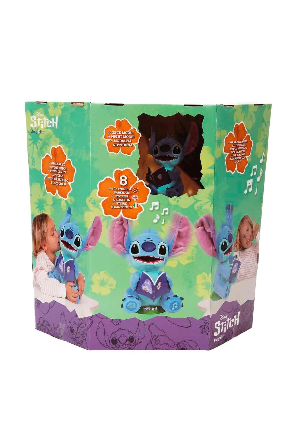 92792 SUN-IMC-PELUŞ STITCH STORYTELLER FONK SESLİ IŞIKLI STCH-Eğitici Oyuncak