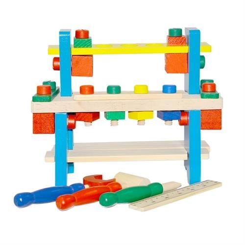 Ahşap Küçük Ustanın Tamir Seti-İlk Yaş Ahşap Oyuncaklar