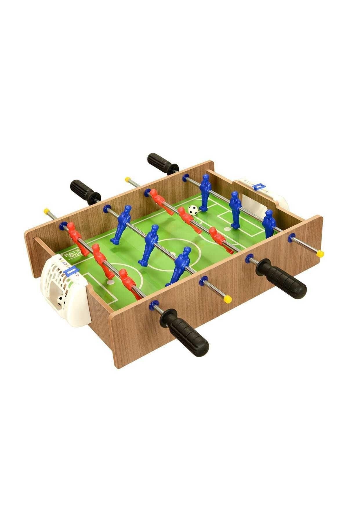 AKÇİÇEK OYUNCAK Ahşap Hokey Ve Langırt Oyunu-Spor