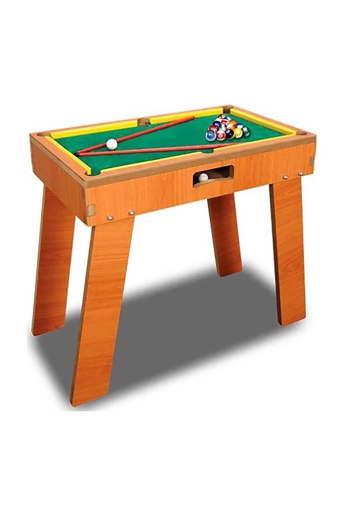 AKÇİÇEK OYUNCAK Matrax Ahşap Bilardo Oyunu-Spor