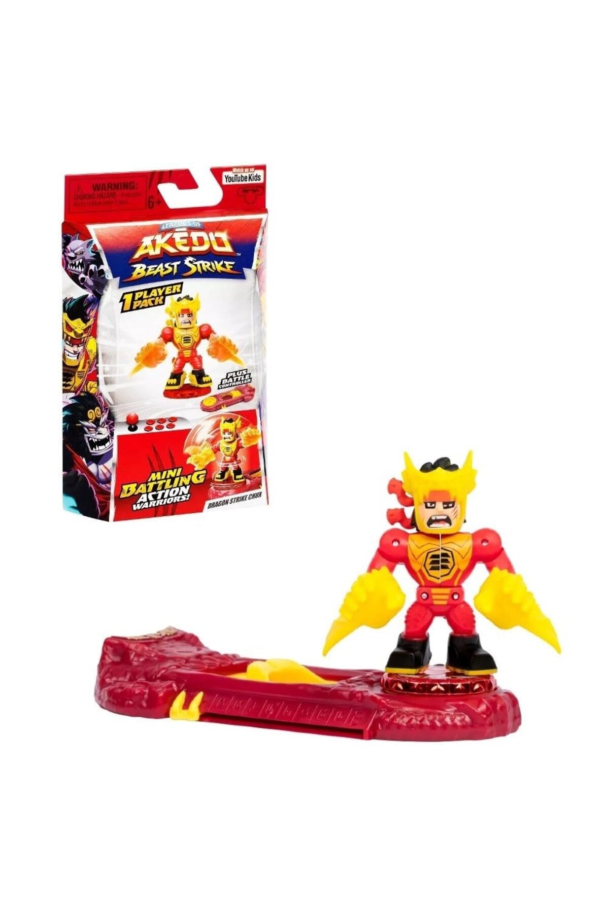 Akedo S5 Tekli Paket Dragon Strike Chux-Karakter Figürleri