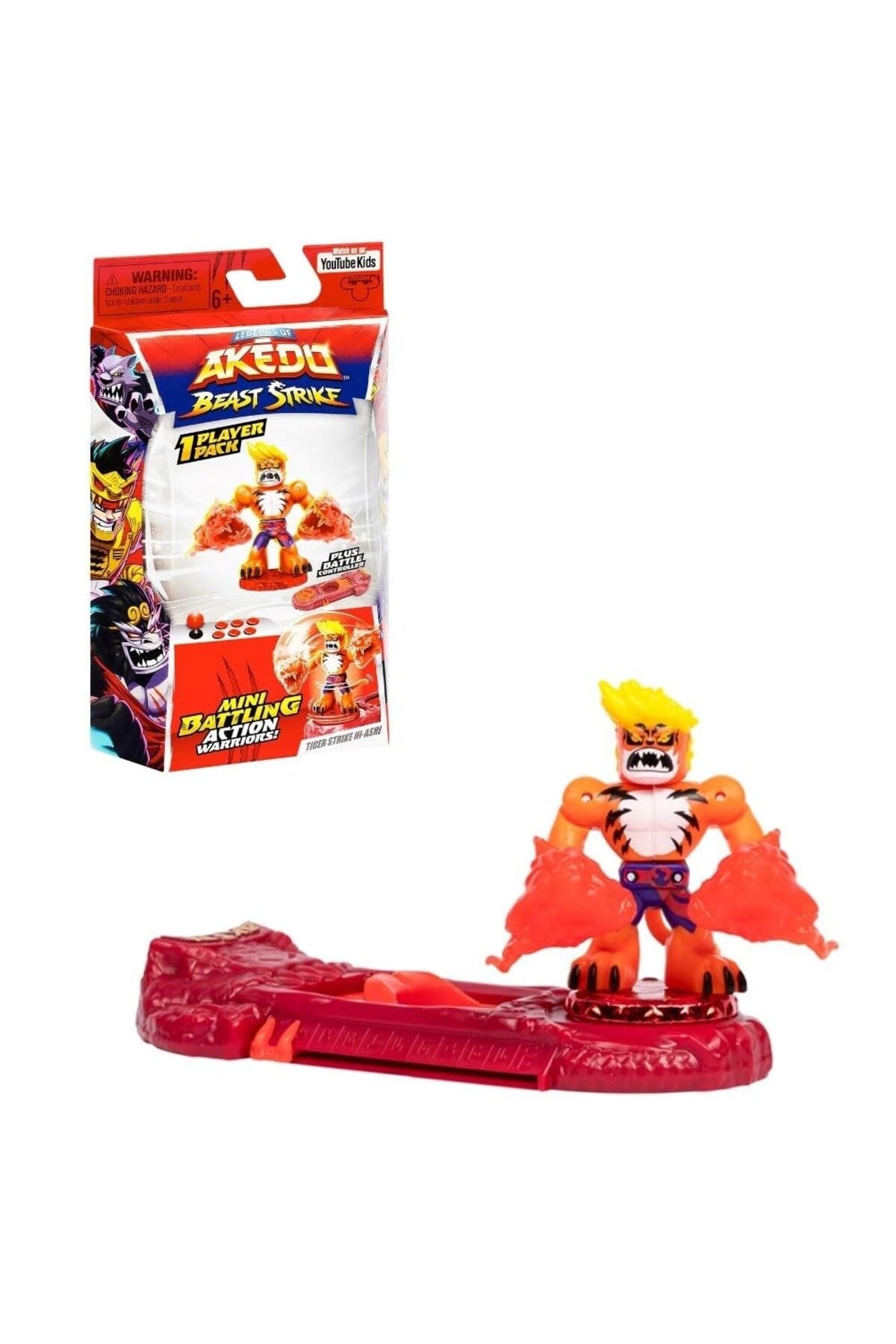 Akedo S5 Tekli Paket Tiger Strike Hi-Ashi-Karakter Figürleri