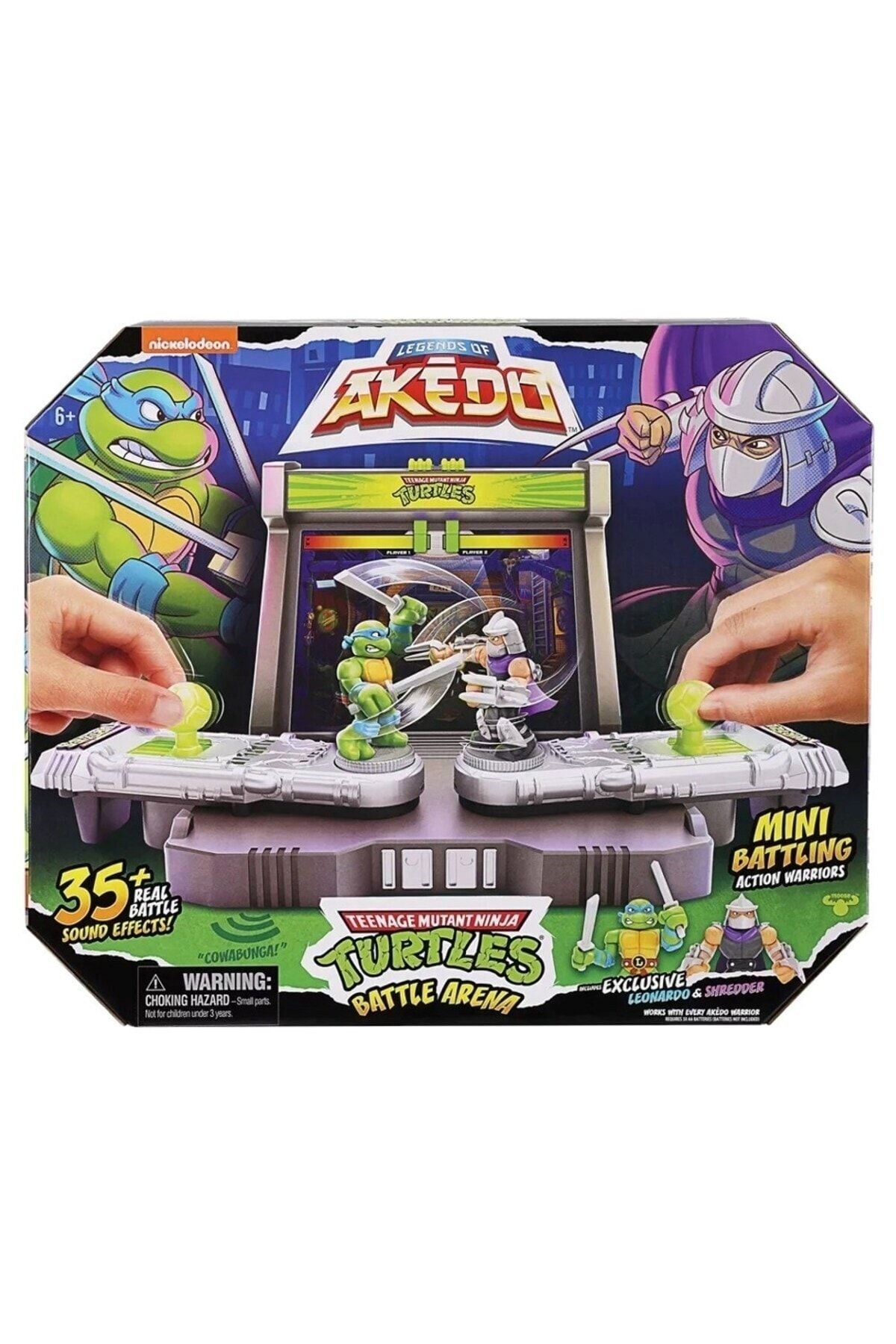 Akedo Tmnt S1 Ninja Kaplumbağalar Arena Oyun Seti-Çeşitli Figürler