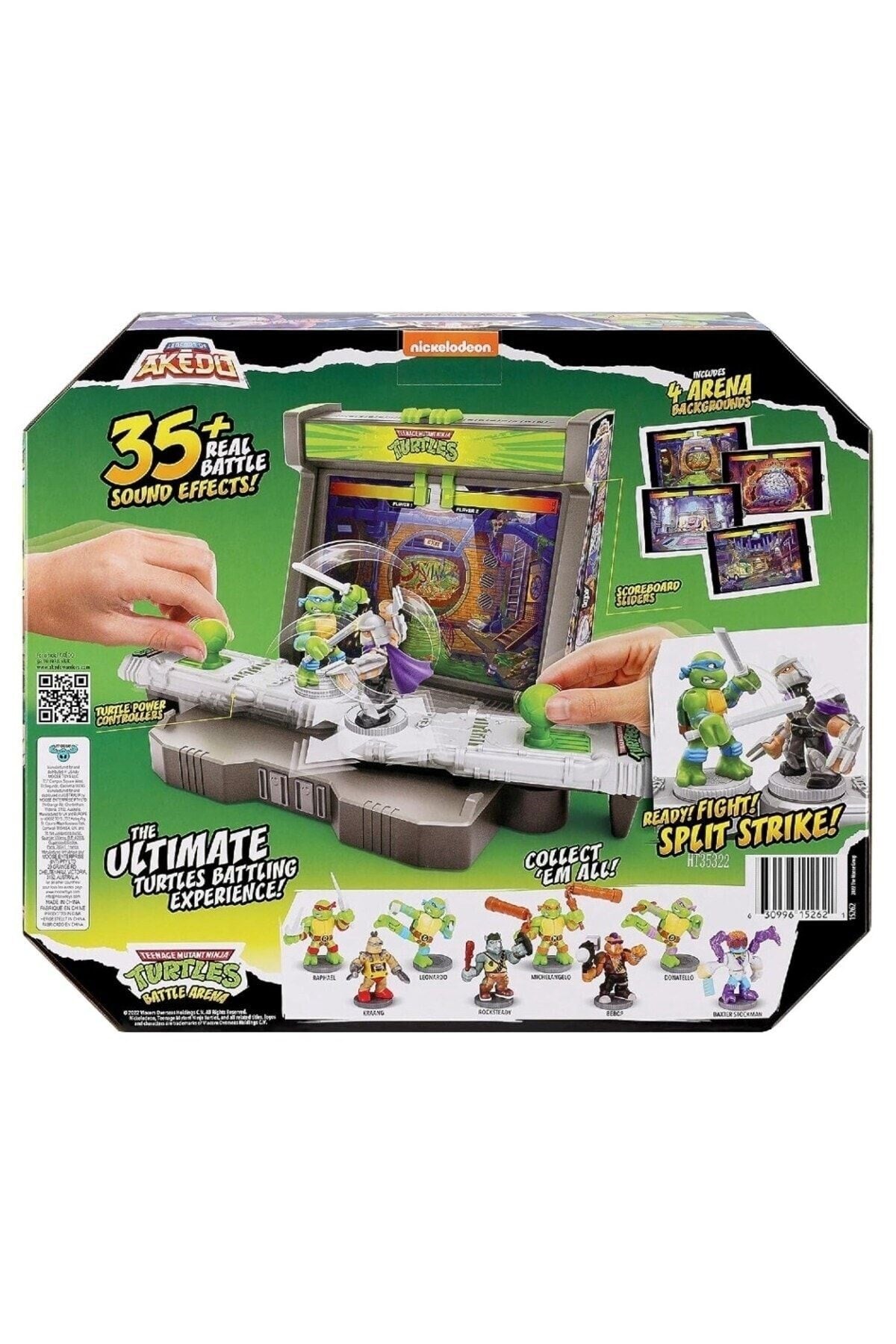 Akedo Tmnt S1 Ninja Kaplumbağalar Arena Oyun Seti-Çeşitli Figürler
