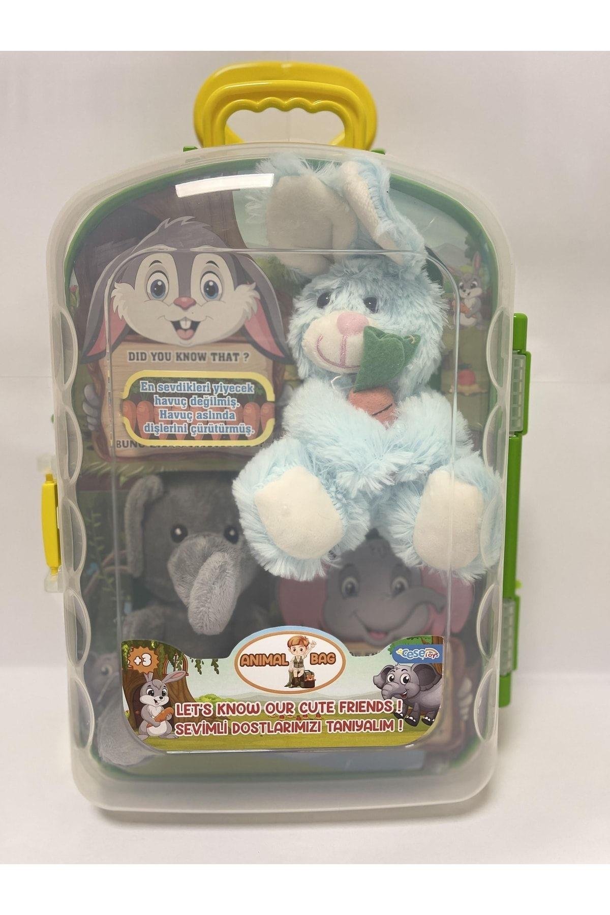Asya Bavul Pelus Hayvan Cese-10040-12-Peluş Oyuncaklar