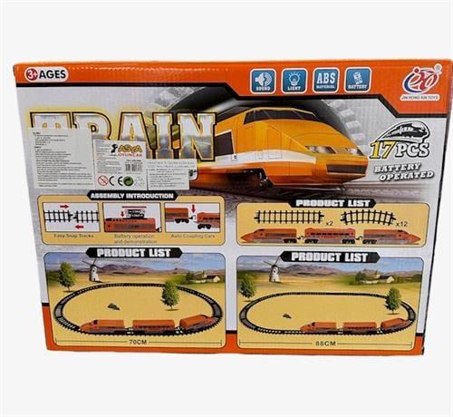 Asya Oyuncak Hızlı Tren Seti Pilli Işıklı Sesli 17 Parça-Eğitici Oyuncak