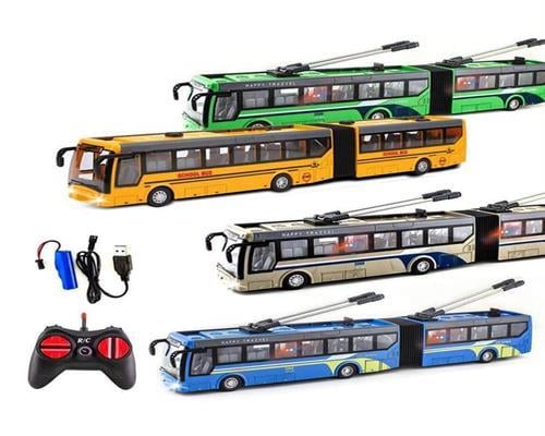 Asya Oyuncak Kumandalı Şarjlı Körüklü Otobüs JC-042-Uzaktan Kumandalı Araçlar