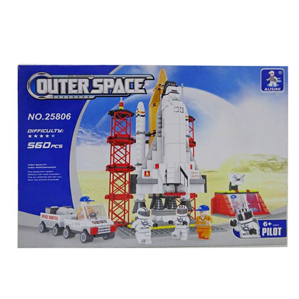 Ausini Outer Space 560 Parça Fırlatma Rampalı Uzay Mekiği-Yapı Oyuncakları