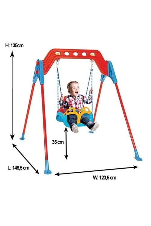 Ayaklı Zincirli Samba Salıncak-Park Bahçe Oyuncakları