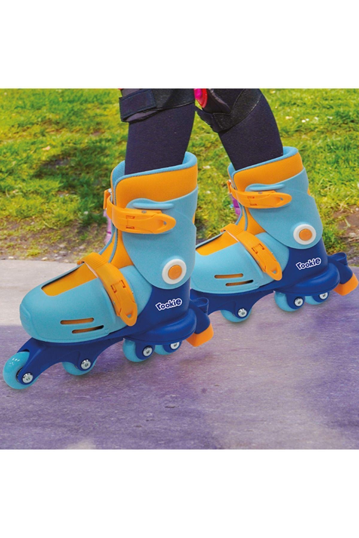 Ayarlanabilir Dönüşen Tekerlekli 2 In 1 Twisty Paten - Mavi-Spor