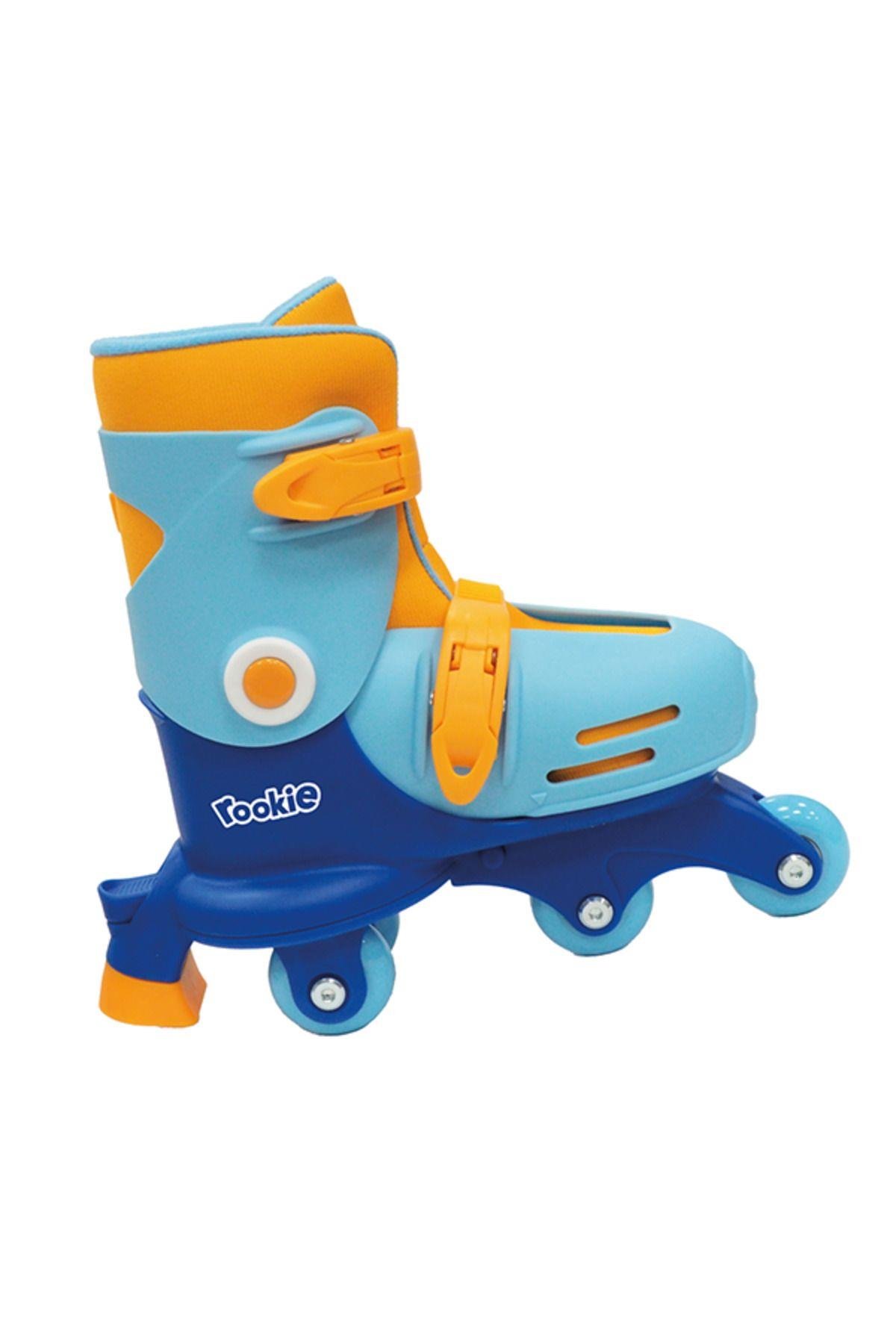 Ayarlanabilir Dönüşen Tekerlekli 2 In 1 Twisty Paten - Mavi-Spor