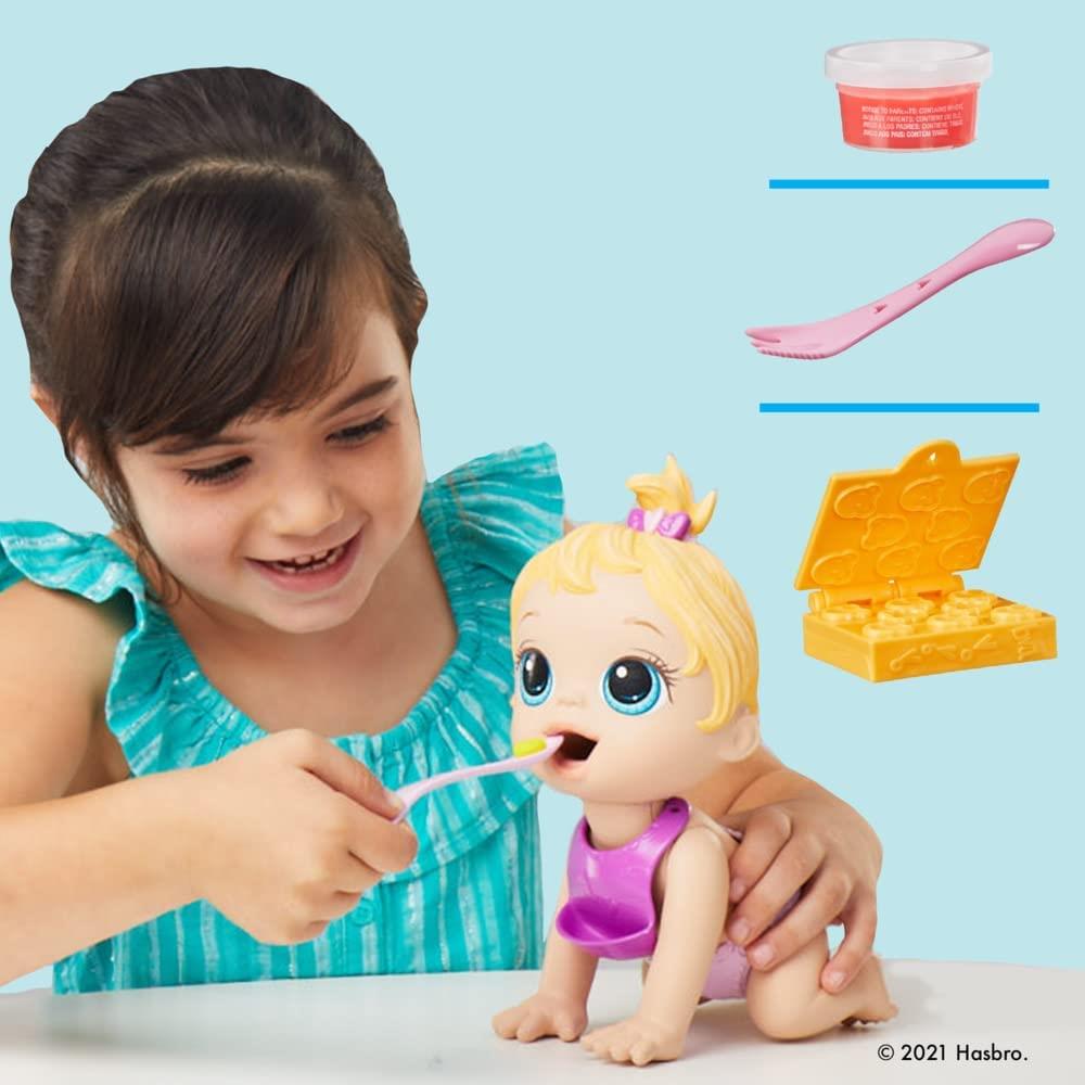 Baby Alive Bebeğimle Mama Eğlencesi F2617-Oyuncak Bebekler