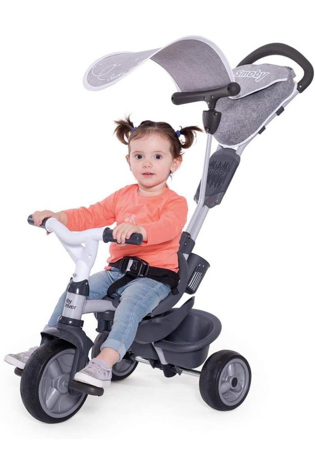Baby Driver Comfort 3'ü1 Arada Bisiklet Seti - Gri 741502-Bisiklet