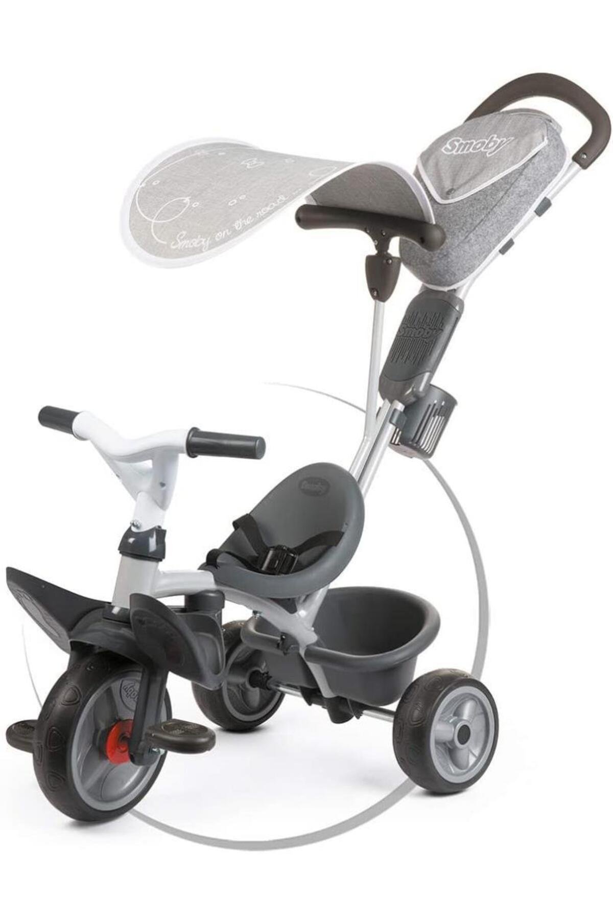 Baby Driver Comfort 3'ü1 Arada Bisiklet Seti - Gri 741502-Bisiklet